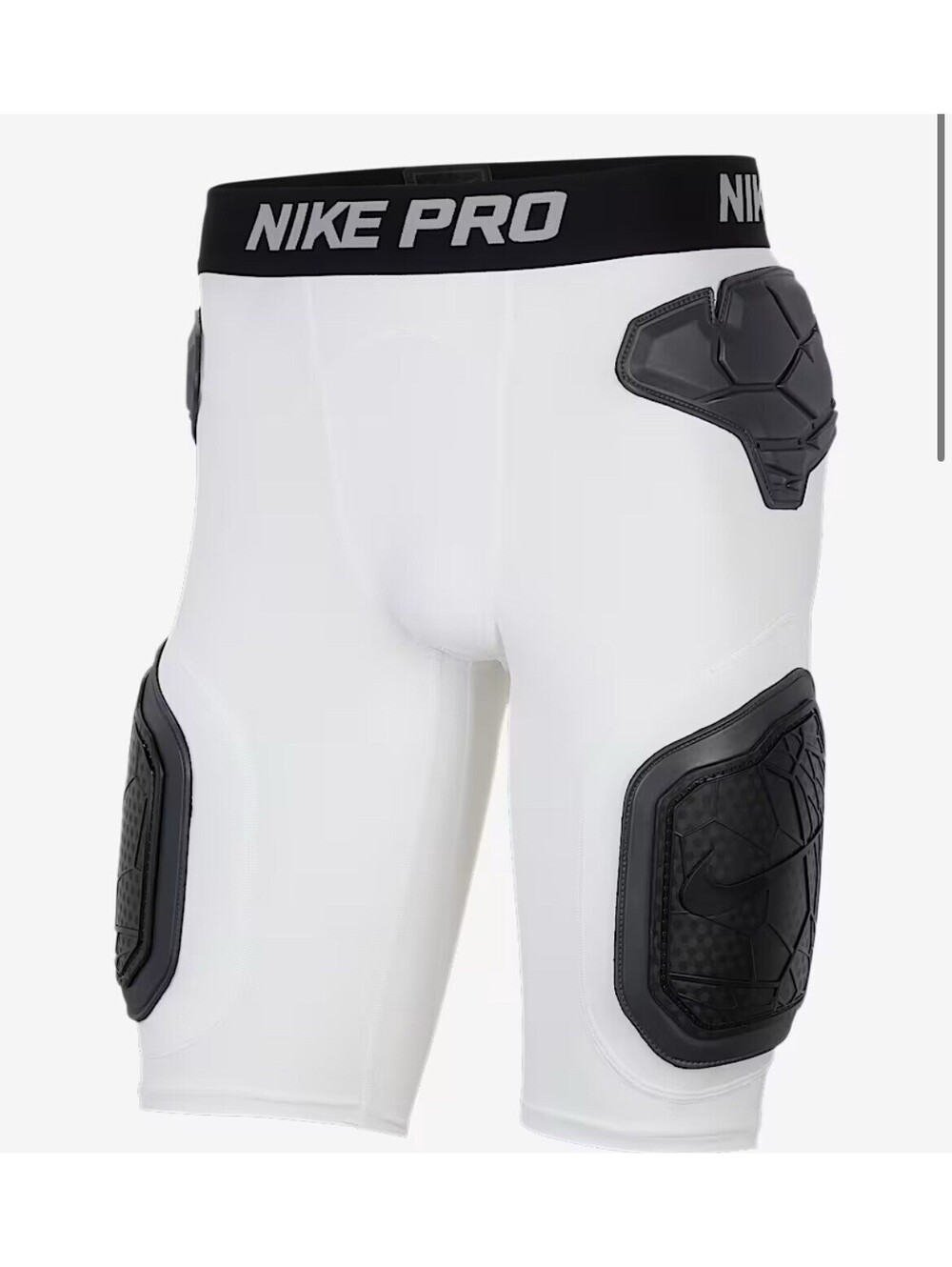 Nike Pro Hyperstrong NBA Basketball Padded Compression Shorts White 32X13 2XLT